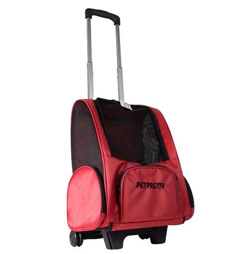 BACKPACK WITH WHEEL RED 32X28X46