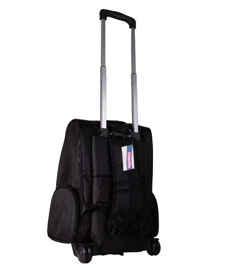 PETPRETTY BACKPACK WITH WHEEL BLACK 32X28X46