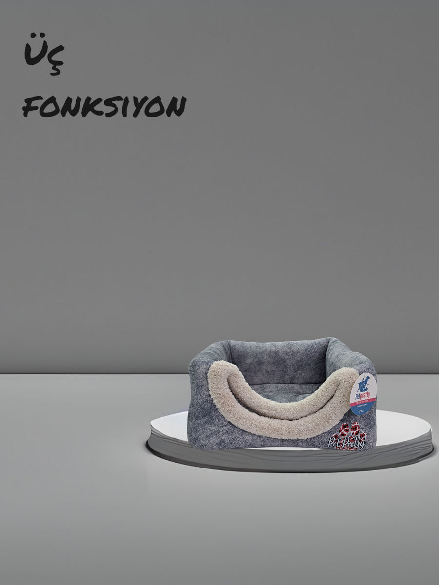 COMFORT ÜÇ FONKS. GRİ 42x42x23cm - Thumbnail