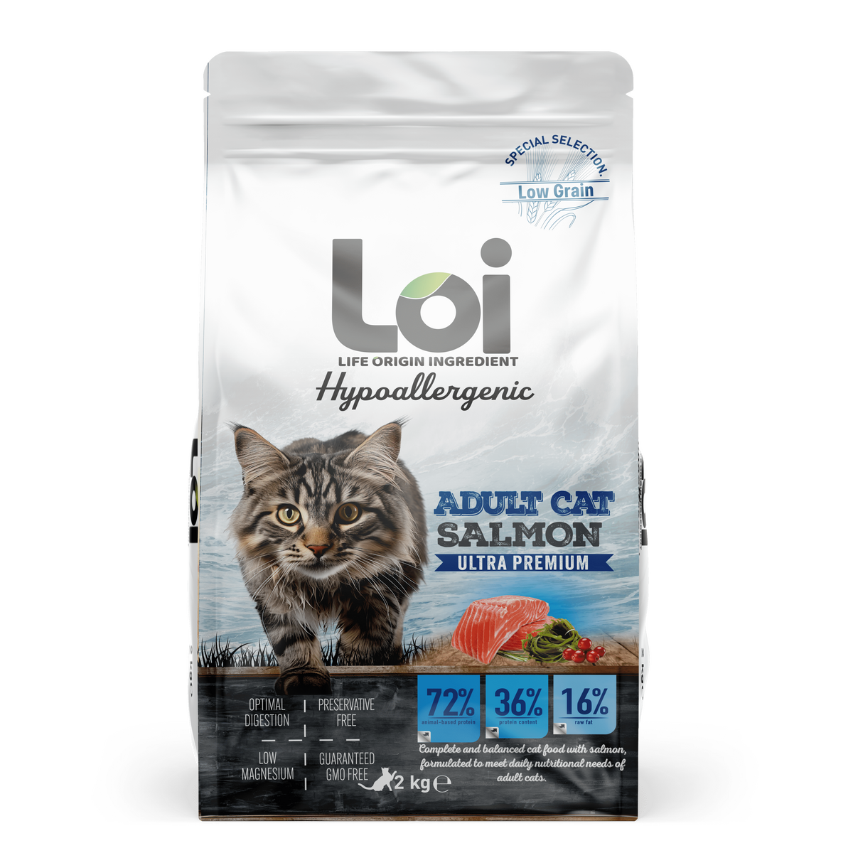 LOI KEDİ SOMONLU 2 KG