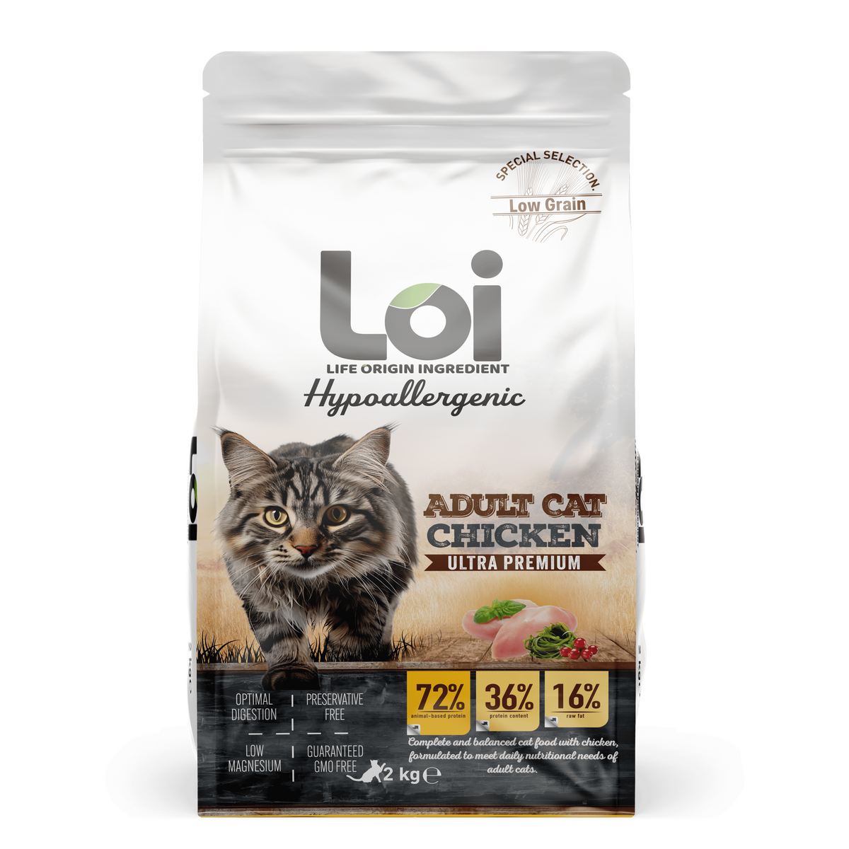 LOI KEDİ TAVUKLU 2 KG