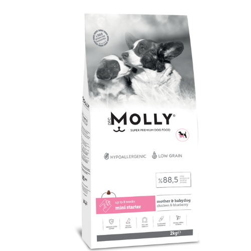 MOLLY MİNİ STARTER MOTHER TAVUKLU KÖPEK MAMASI 2KG