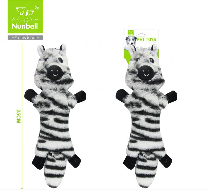 NUNBELL KÖPEK OYUN PELUŞ ZEBRA