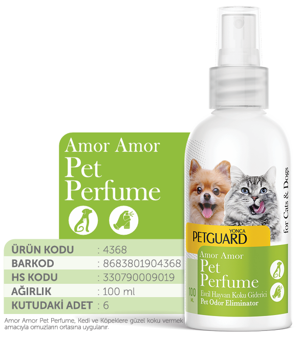 PETGUARD AMOR AMOR KEDİ KÖPEK PARFÜM 100 ML