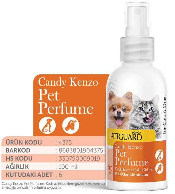 PETGUARD CANDY KENZO KEDİ KÖPEK PARFÜM 100ML